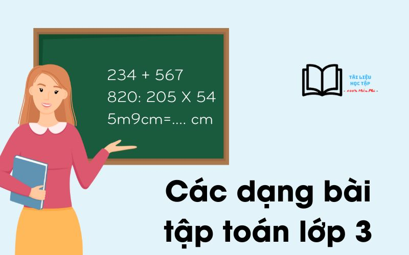 Các Dạng Toán Cơ Bản Trong Chương Trình Lớp 3